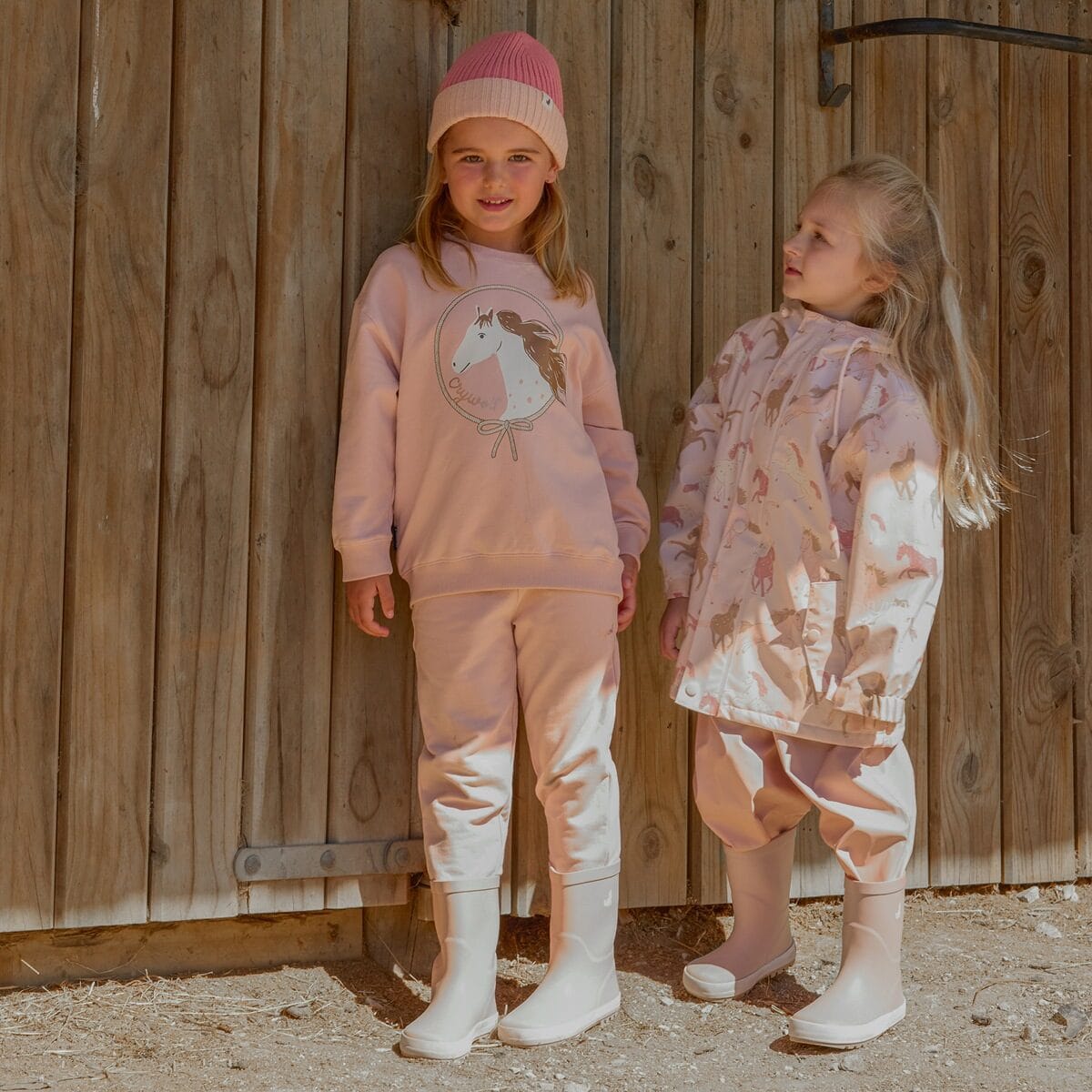 Crywolf Girls Pant Chill Trackpant Dusty Pink