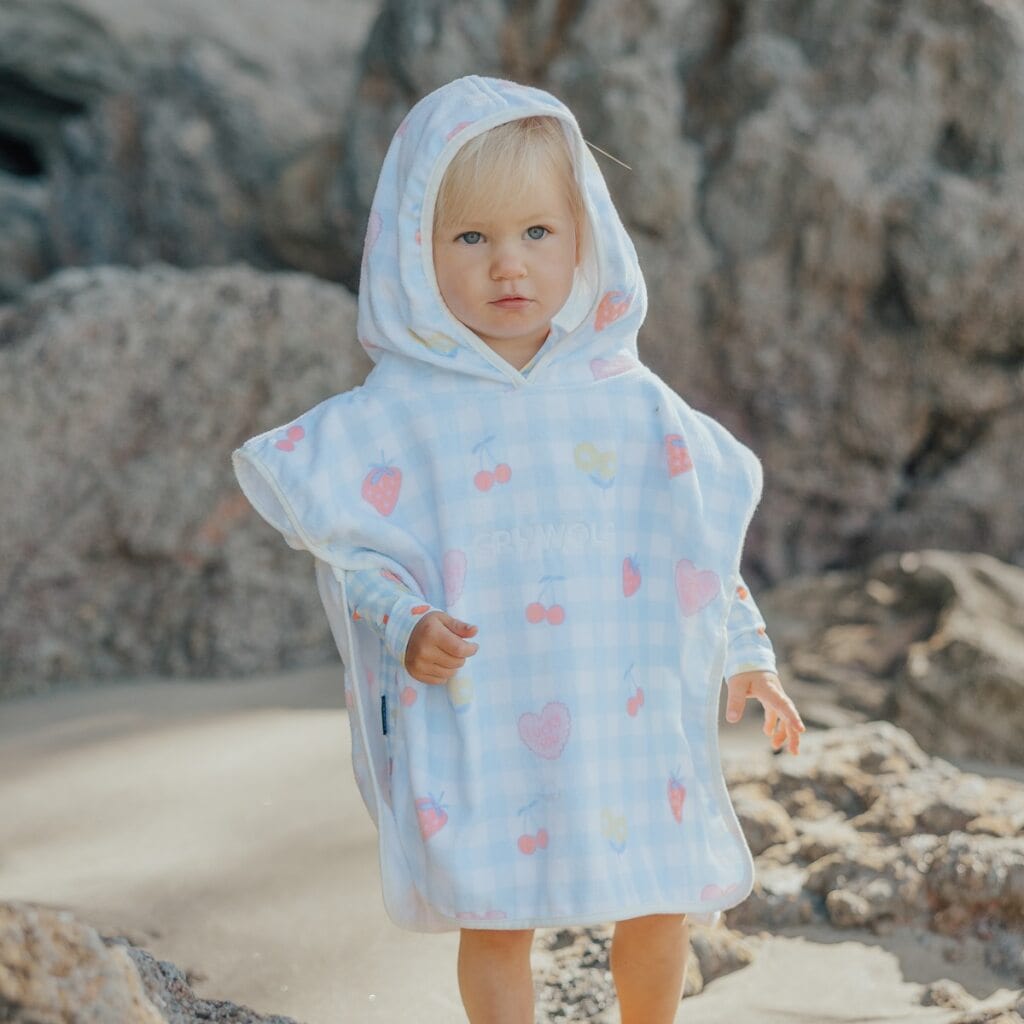 Crywolf Girls Swimwear Baby Hooded Towel - Lucky Picnic