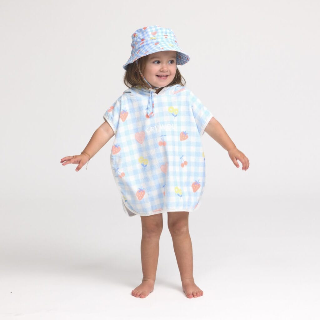 Crywolf Girls Swimwear Baby Hooded Towel - Lucky Picnic