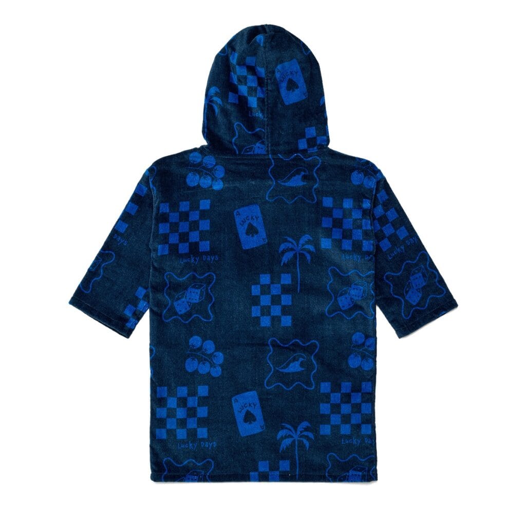 Crywolf Girls Swimwear Everywhere Zip-Up Towel Navy