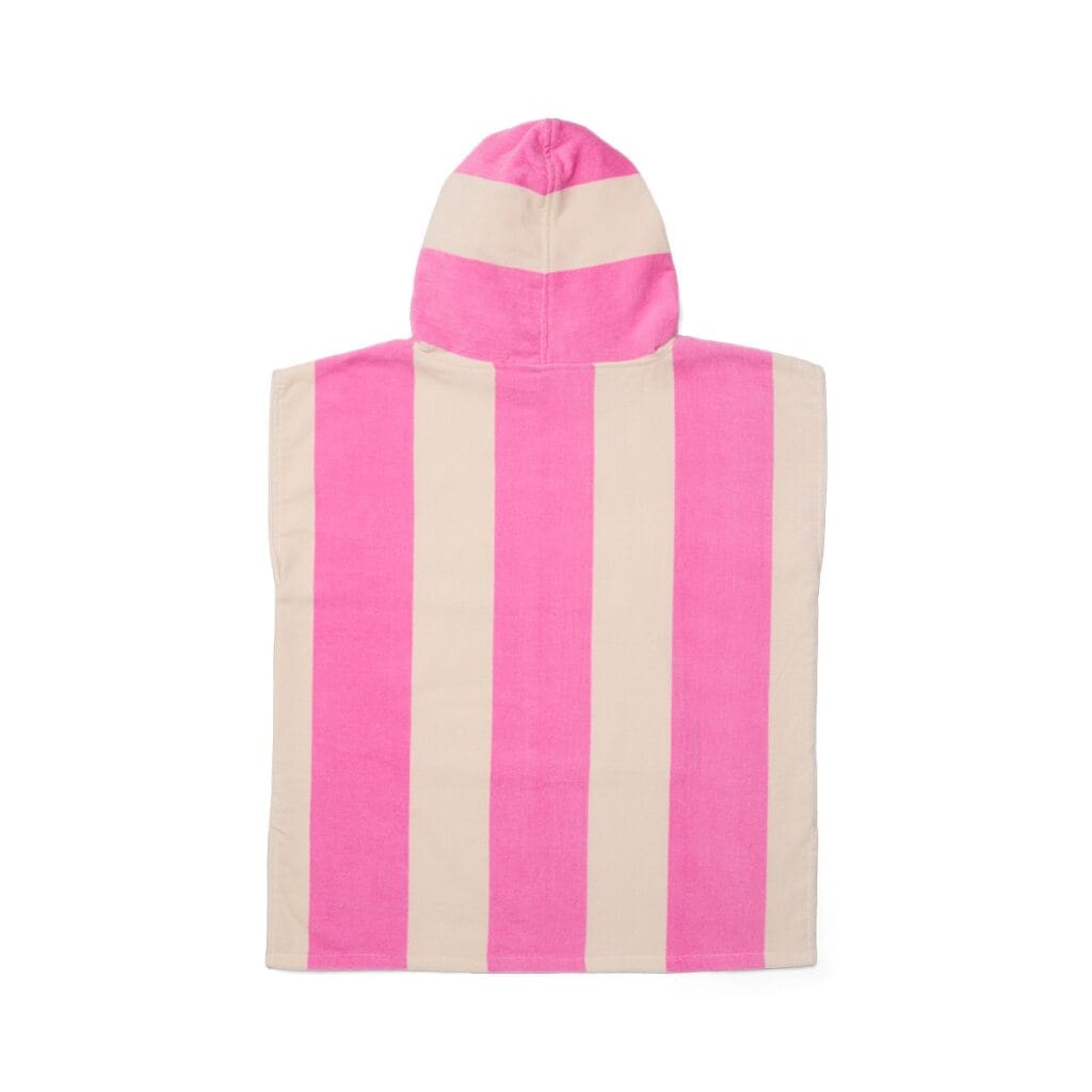 Crywolf Girls Swimwear Hooded Towel - Candy Stripe