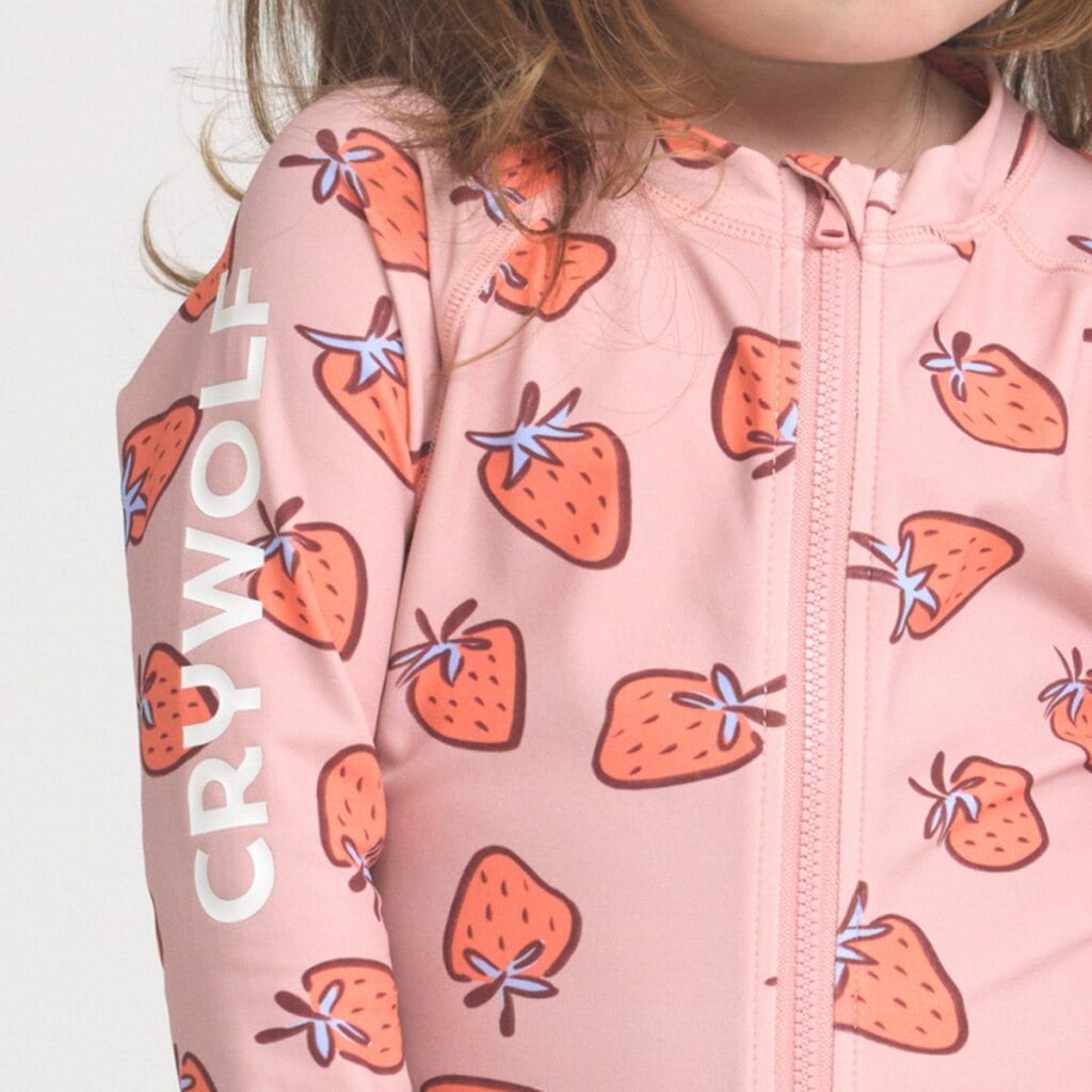 Crywolf Girls Swimwear Rashsuit Strawberry Splash