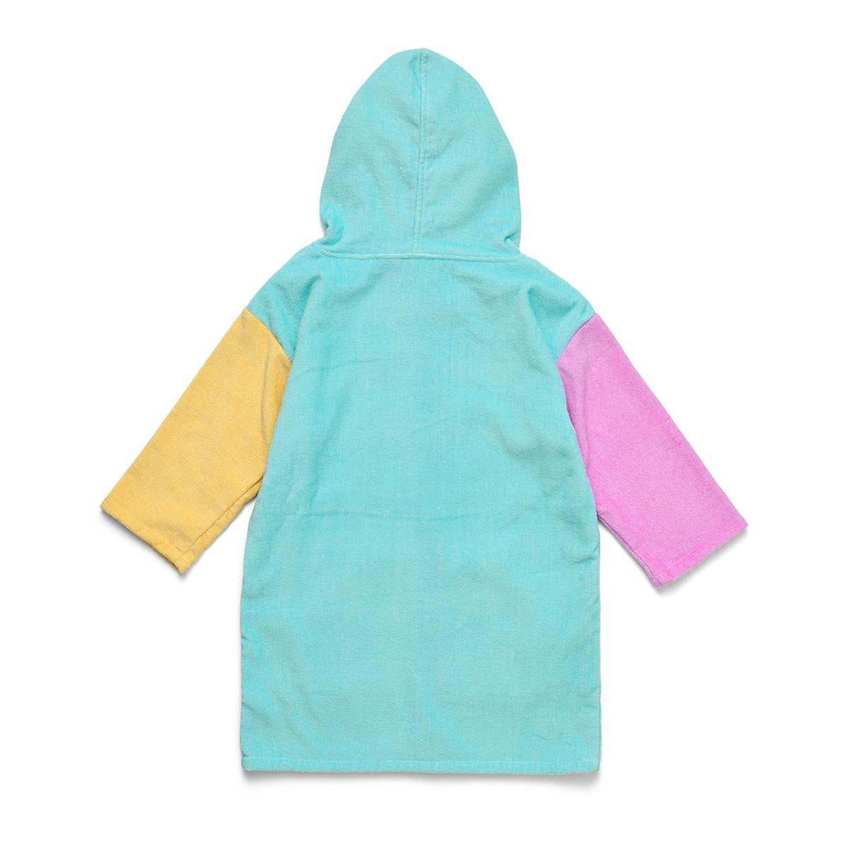 Crywolf Girls Swimwear ZIP-UP TOWEL Poolside Colourblock