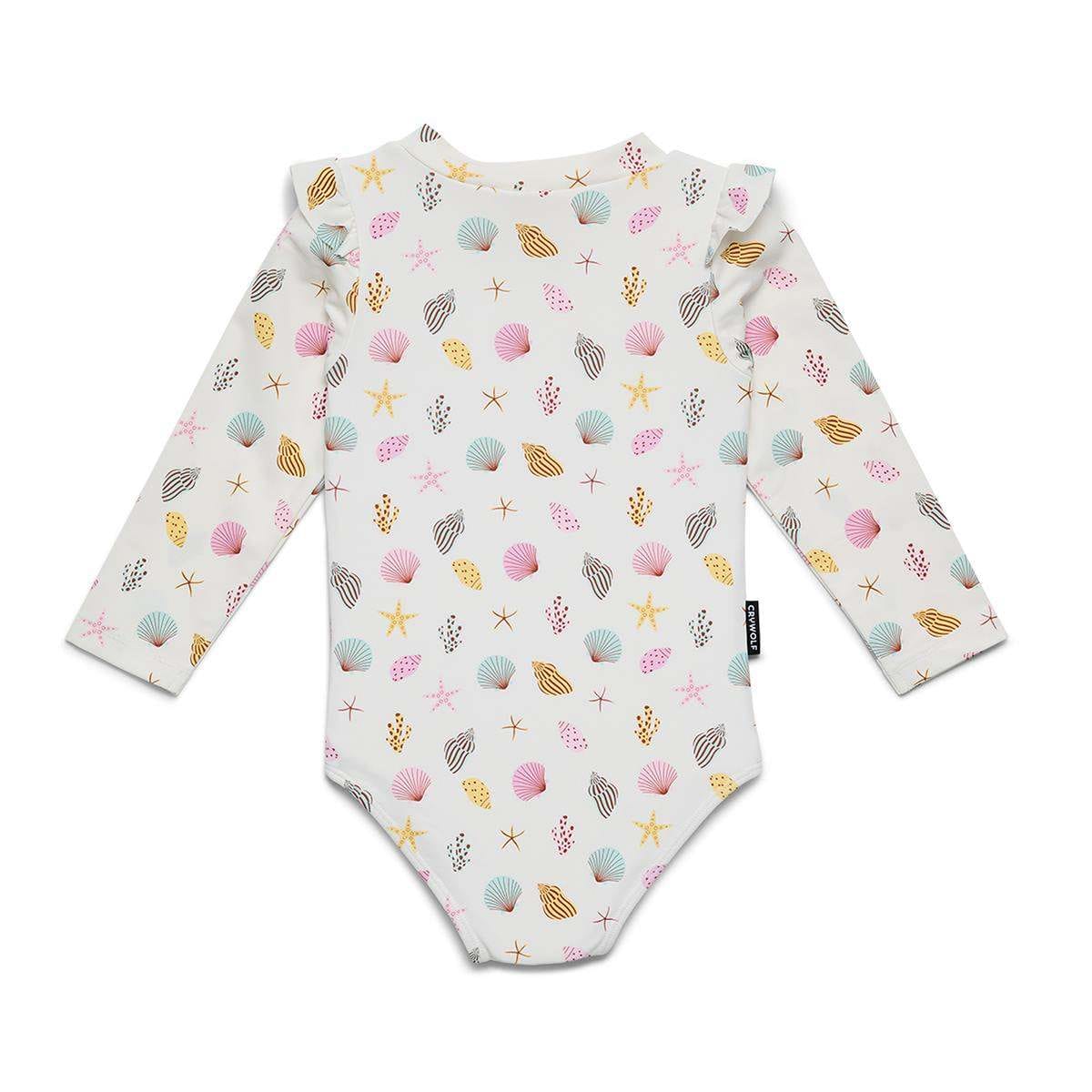 Crywolf Long Sleeve Swimsuit BABY LONG SLEEVE SWIMSUIT Little Shell