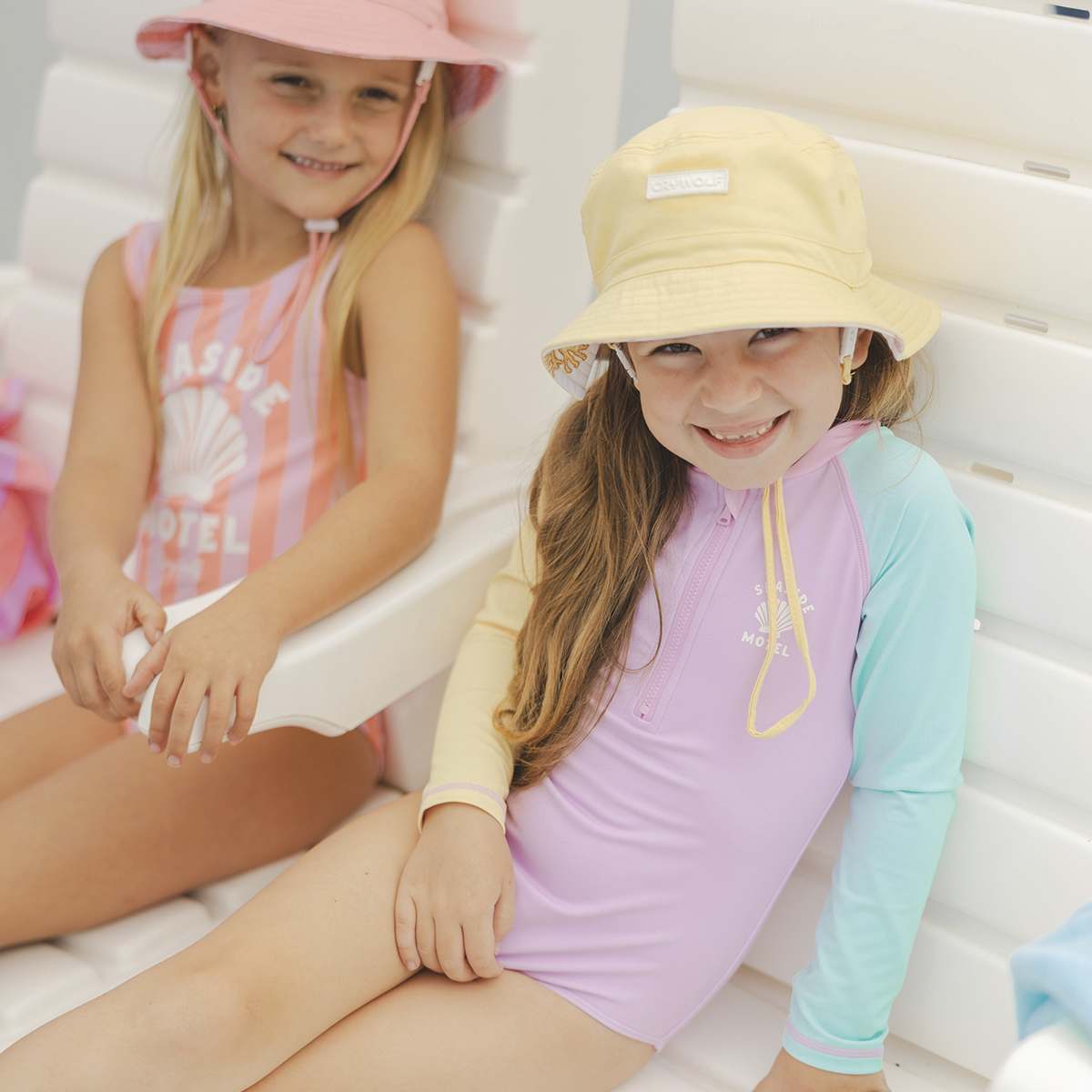 Crywolf Long Sleeve Swimsuit LONG SLEEVE SWIMSUIT Poolside Colourblock