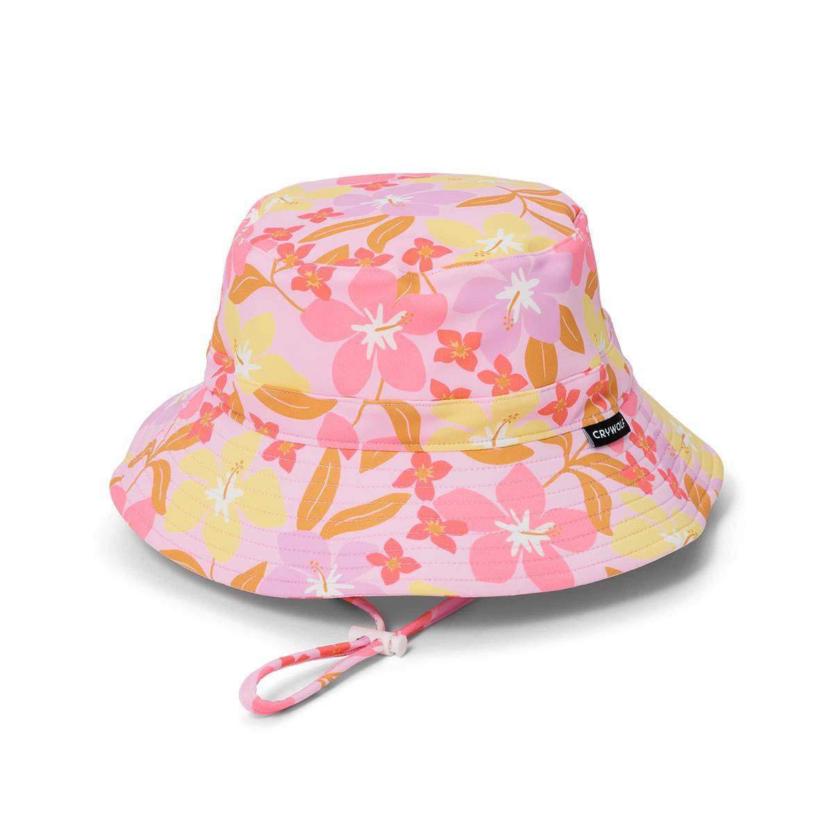 Crywolf Swim Bucket Hat SWIM BUCKET HAT Hibiscus Daze