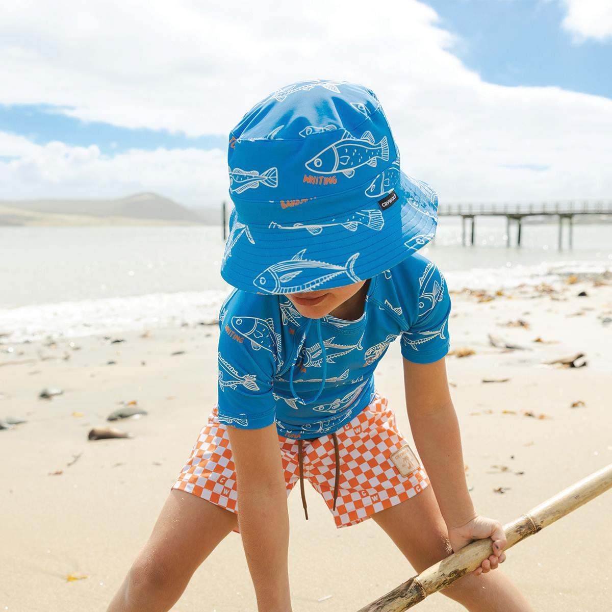 Crywolf Swim Bucket Hat SWIM BUCKET HAT Saltwater