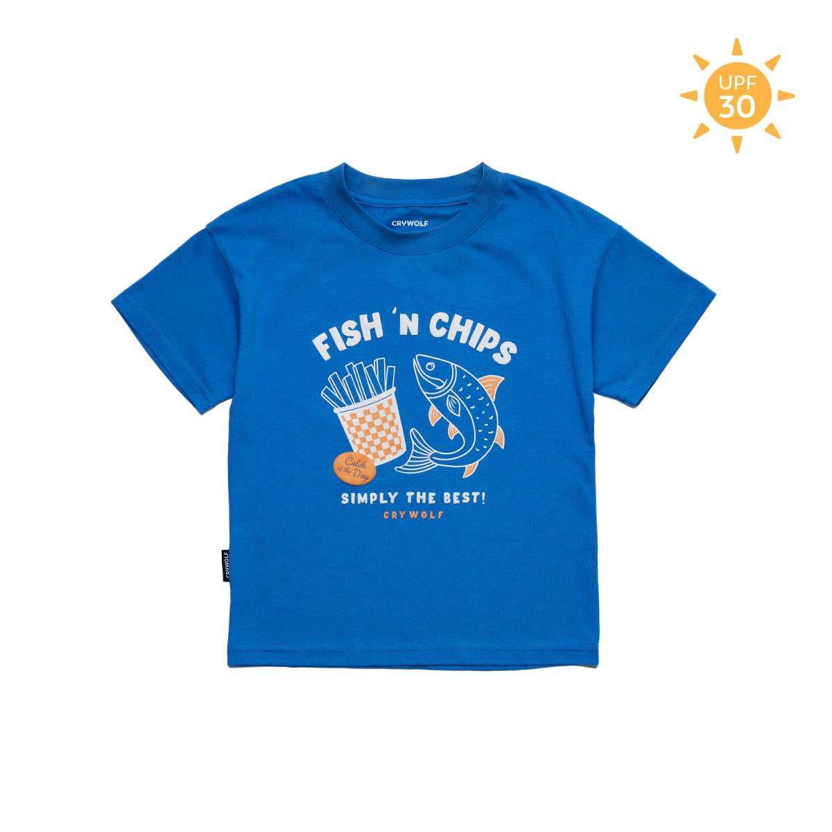 Crywolf T-Shirt SUN SMART T-SHIRT Fish 'n Chips