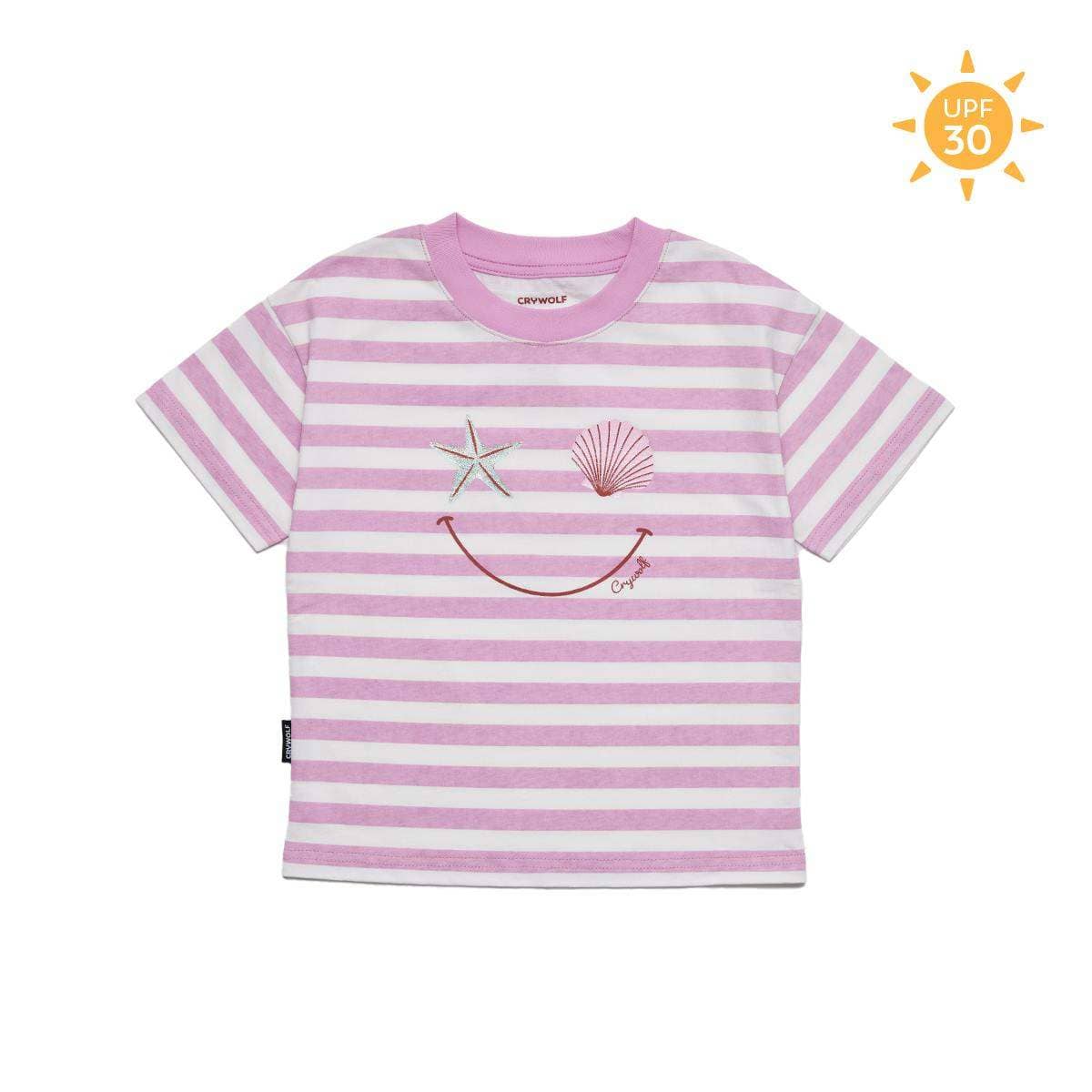 Crywolf T-Shirt SUN SMART T-SHIRT Smiley Shell