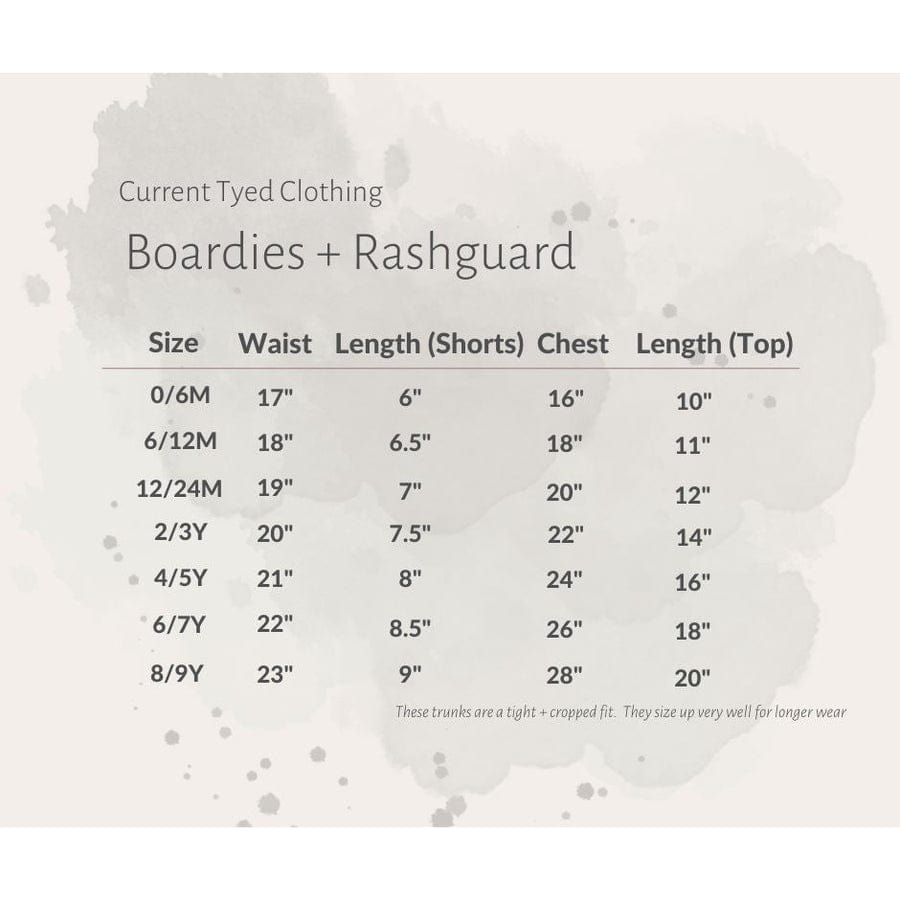 Current Tyed Boys Swimwear The Onyx Boardies