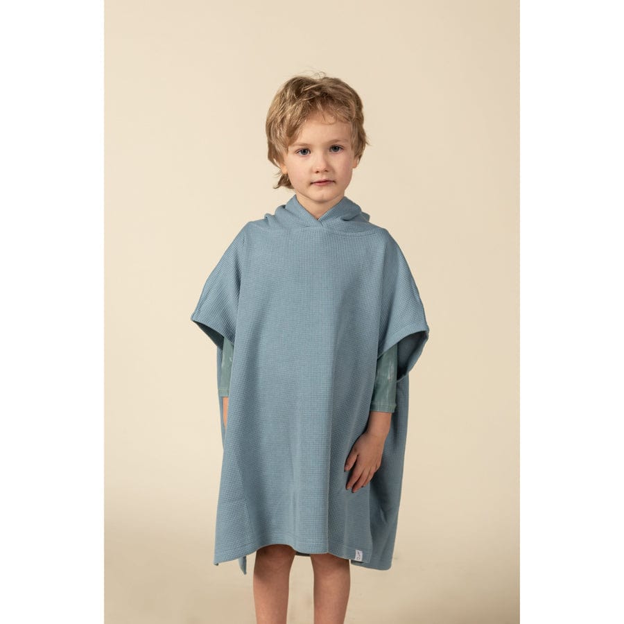 Current Tyed Children Accessories Waffle Beach Poncho