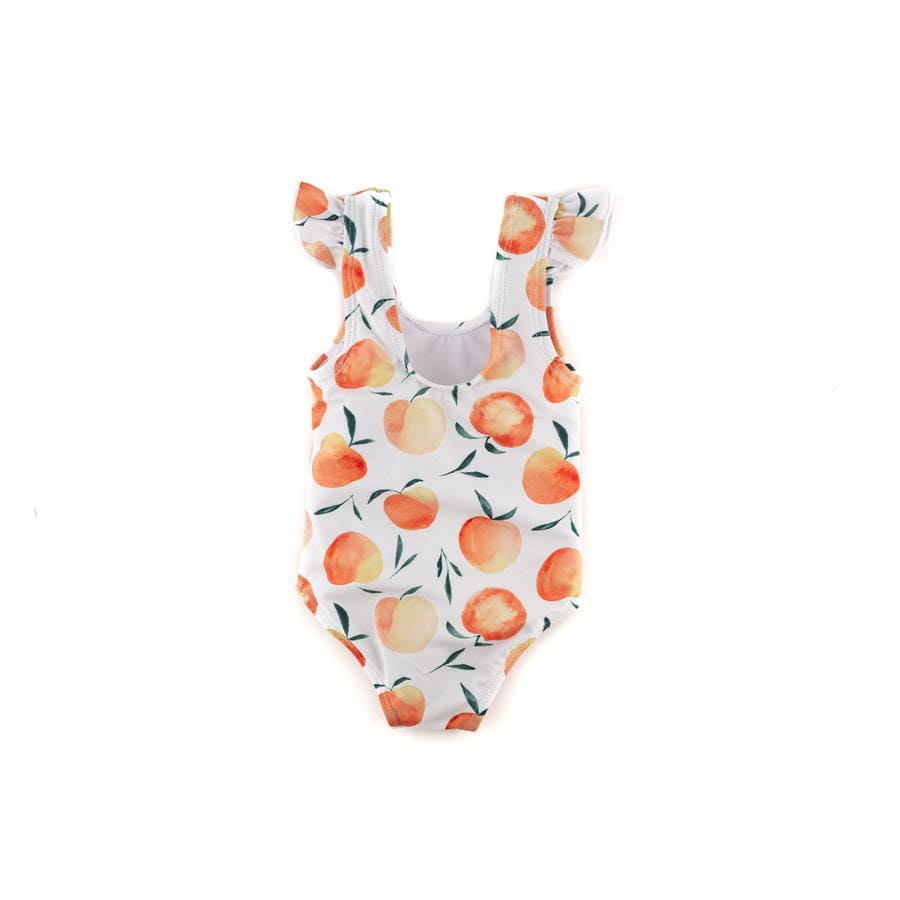 Current Tyed Girls Swimwear The Ella Ruffle Shoulder One Piece