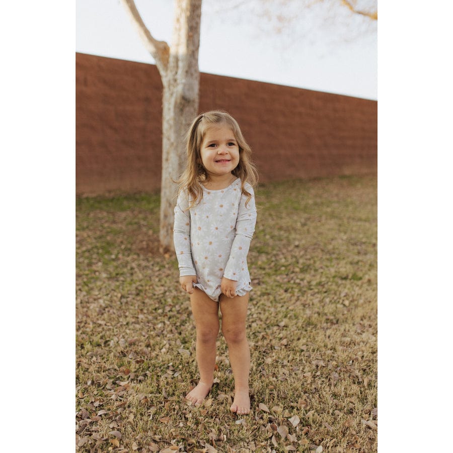 Current Tyed Girls Swimwear The Emma Ruffle Rashguard Suit