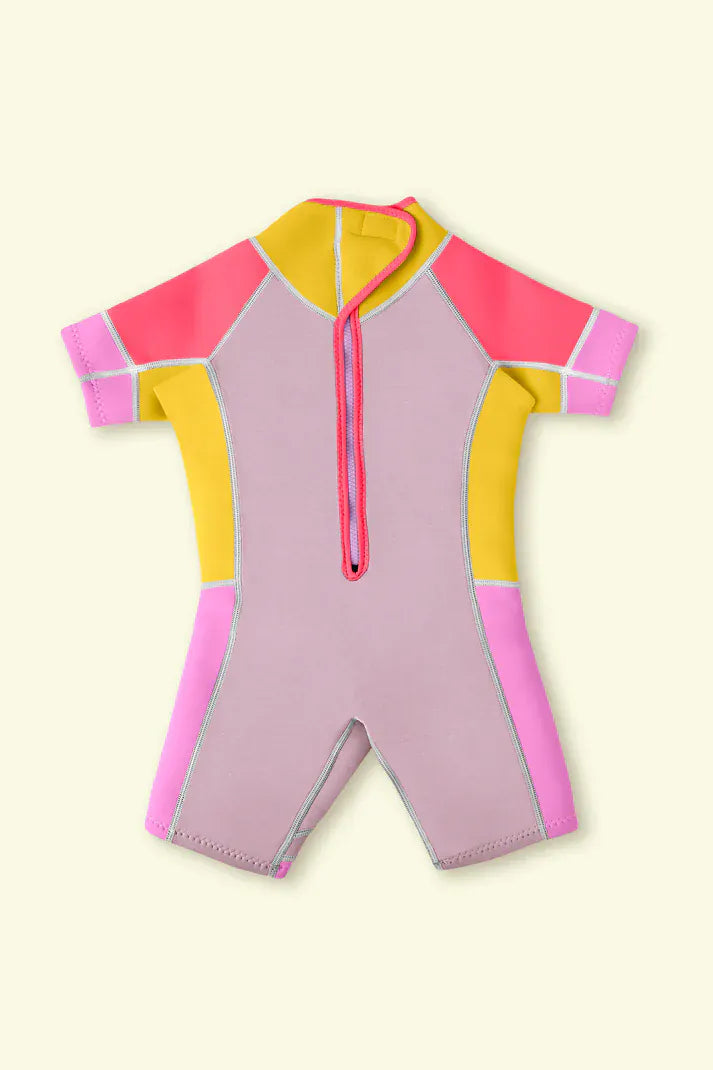 Days In The Sand Girls Swimwear Pink Lagoon - 2mm Springsuit Wetsuit