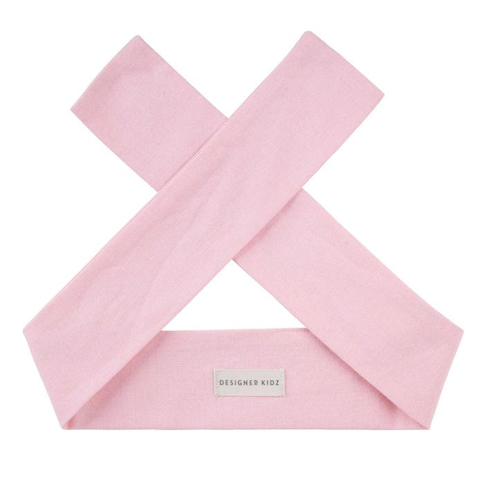 Designer Kidz Accessory Hair Grace Linen Headband - Pink