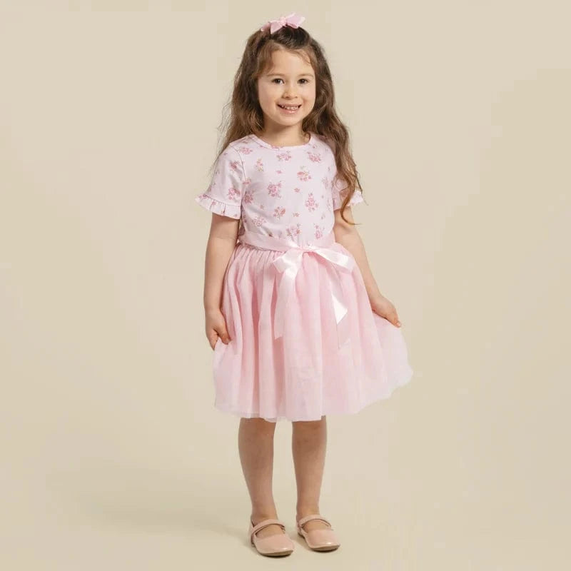 Designer Kidz Girls Dress 2Y Bella Floral S/S Tutu Dress