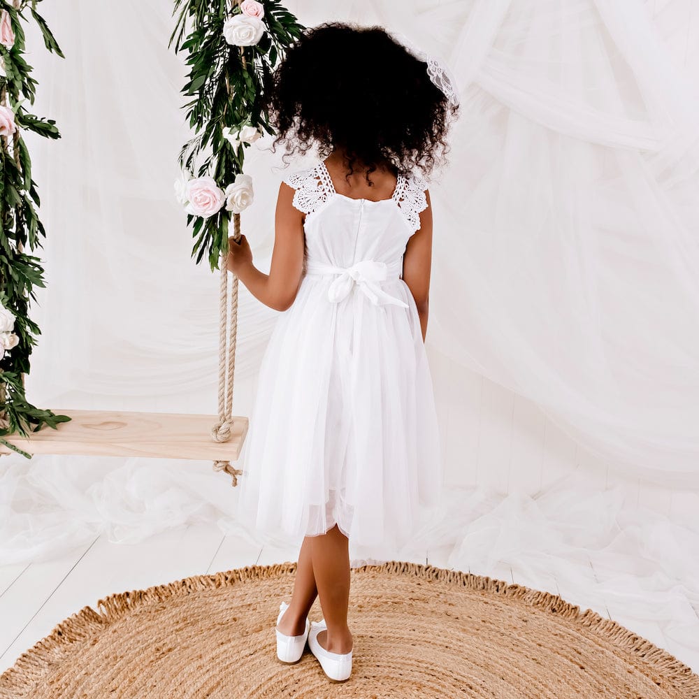 Designer Kidz Girls Dress Angie Lace Dress
