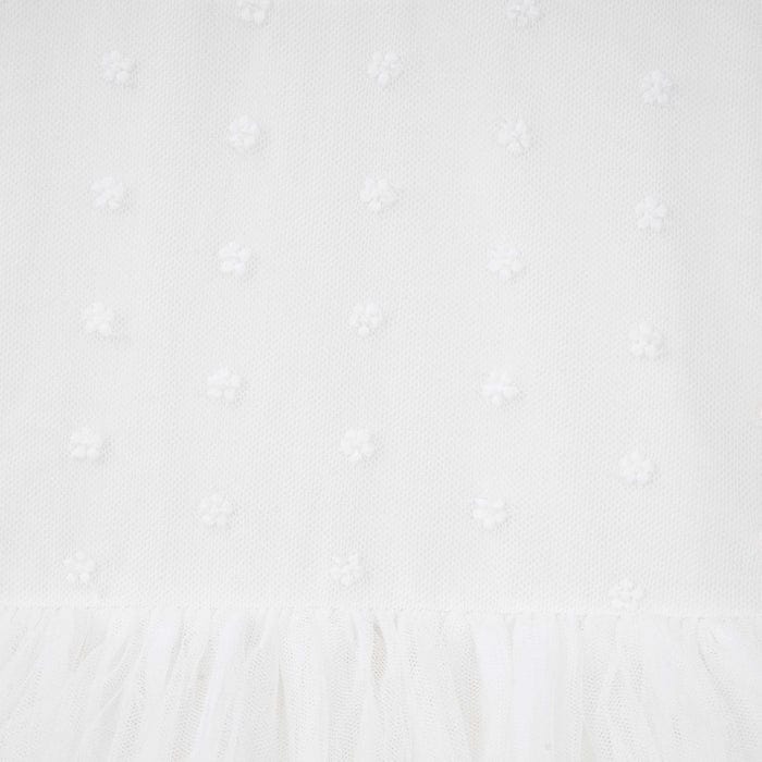 Designer Kidz Girls Dress Dotti L/S Embroidered Tutu Dress