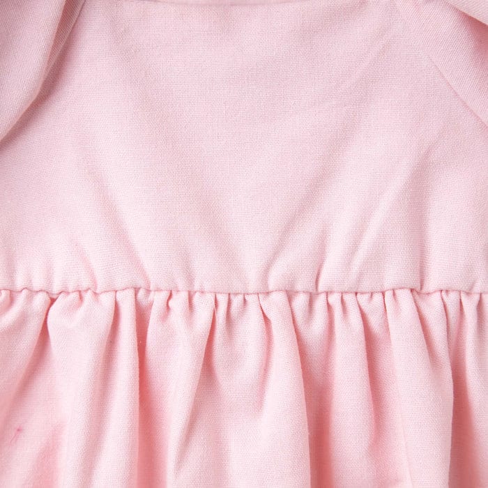 Designer Kidz Girls Dress Grace Tie Back Romper - Pink