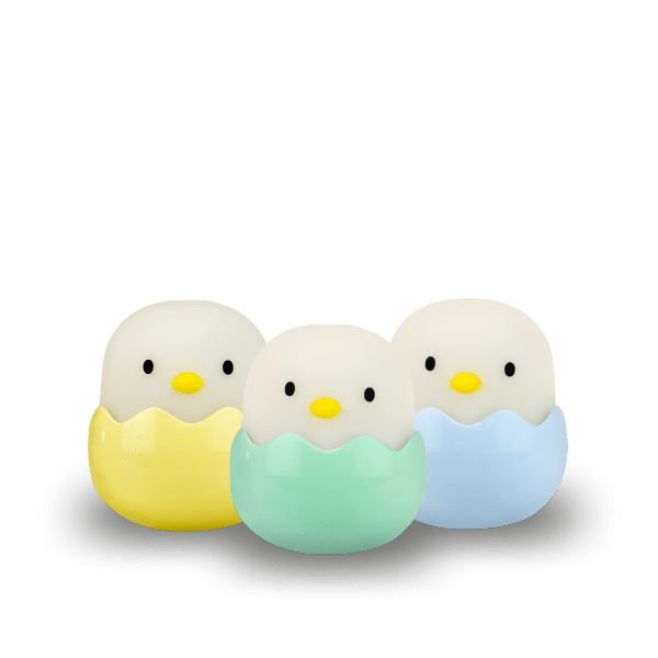 Eggy & Friends Room Decor Baby Eggy 3 Pack Night Lights