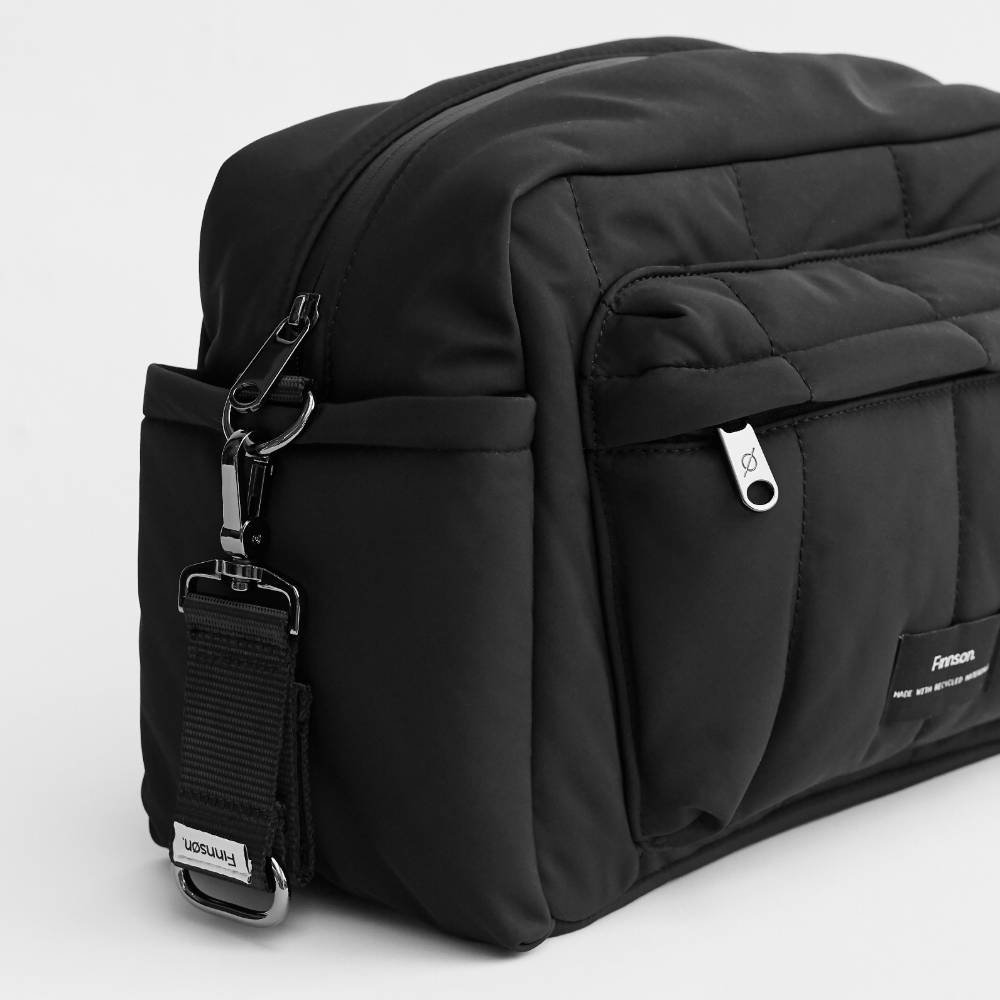 Finnson Baby Care FREYA Eco Oversized Stroller Organiser - Black