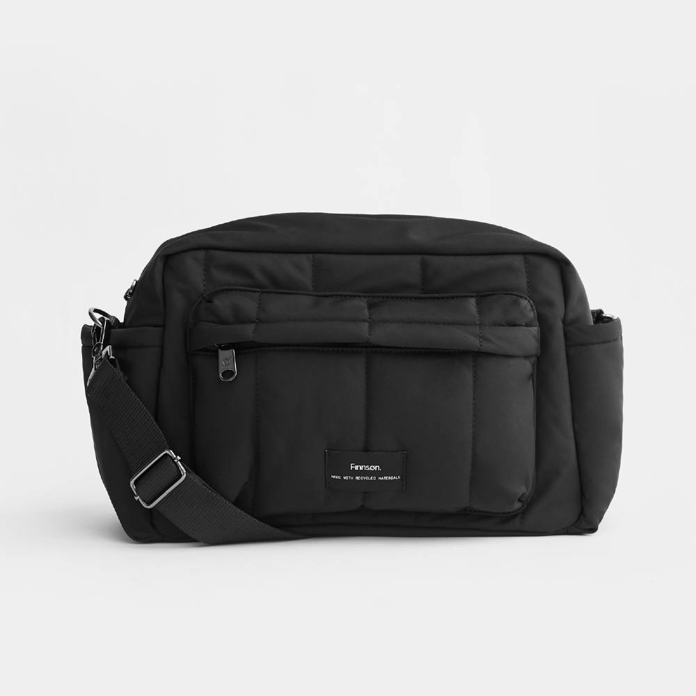 Finnson Baby Care FREYA Eco Oversized Stroller Organiser - Black