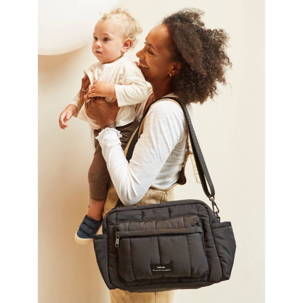 Finnson Baby Care FREYA Eco Oversized Stroller Organiser - Black