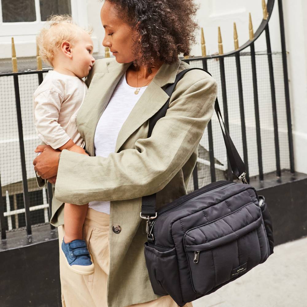 Finnson Baby Care FREYA Eco Oversized Stroller Organiser - Black