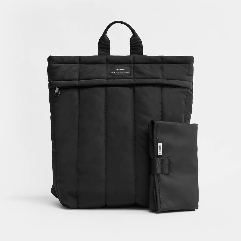 Finnson Baby Care Rae Eco Changing Backpack - Black