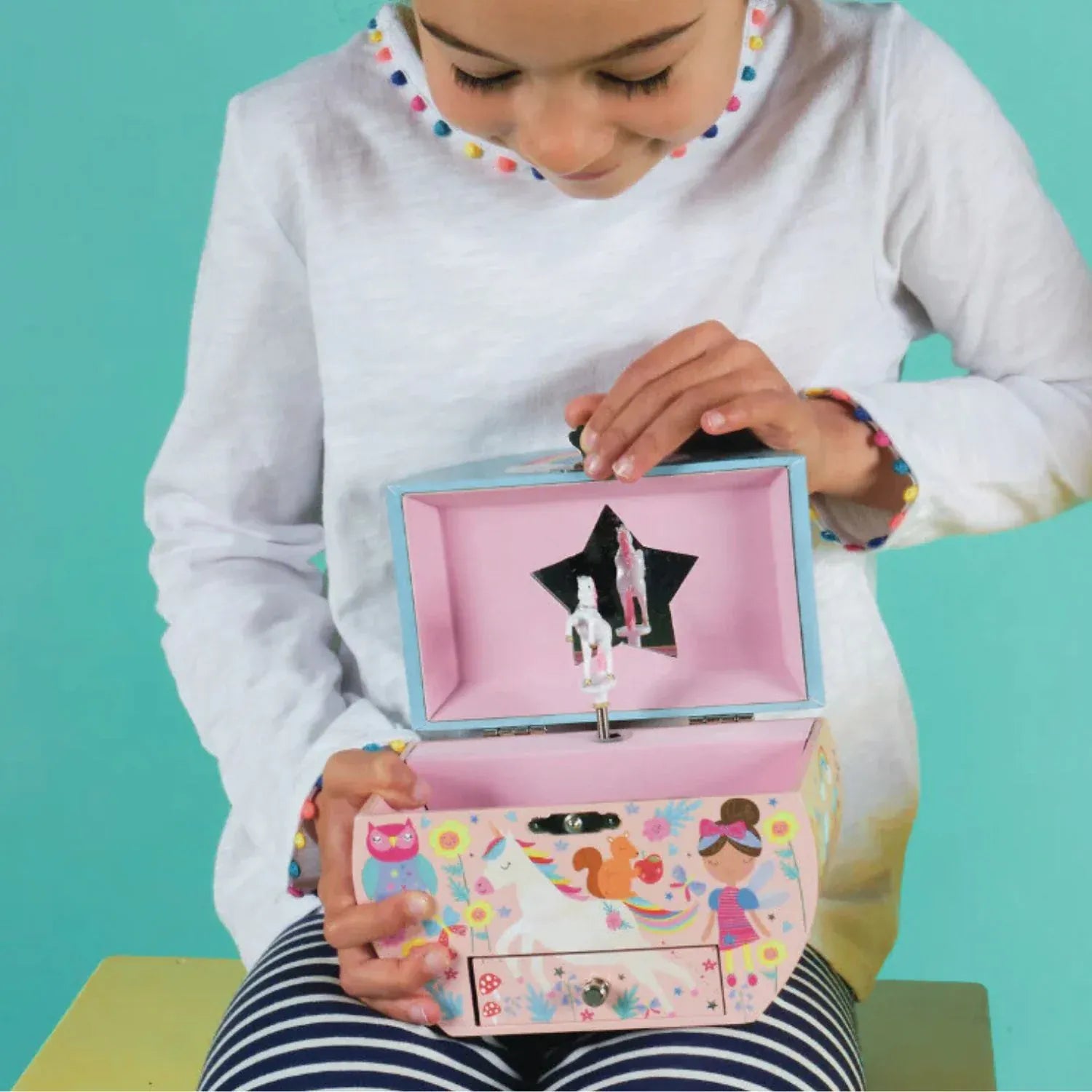 Floss & Rock Girls Accessory Musical Jewellery Box - Rainbow Fairy