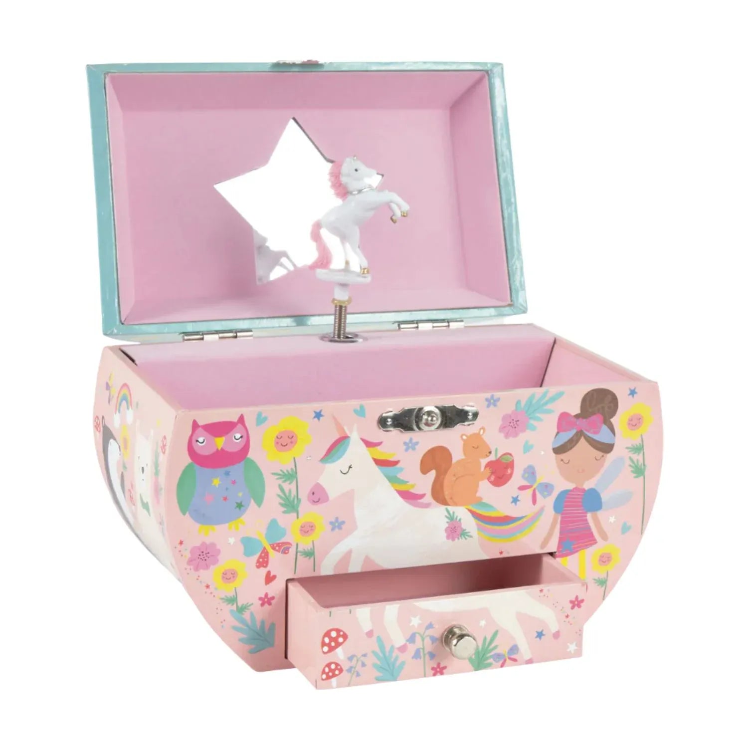 Floss & Rock Girls Accessory Musical Jewellery Box - Rainbow Fairy