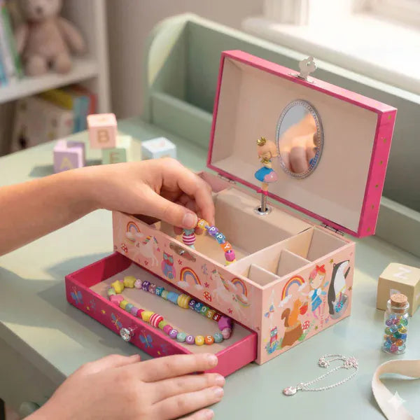 Floss & Rock Girls Accessory Musical Jewellery Box with Drawers - Rainbow Fairy