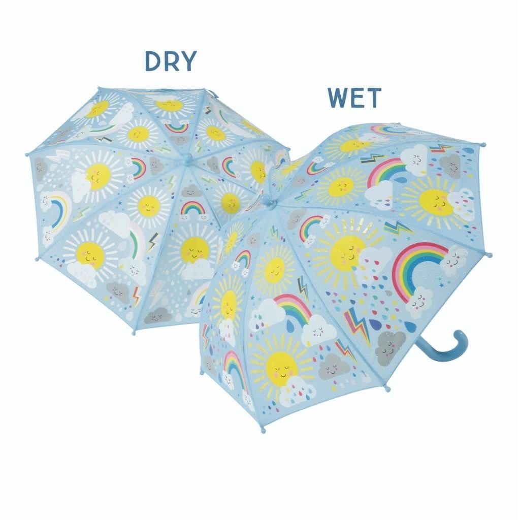 Floss & Rock Girls Accessory Sun & Cloud - Colour Change Umbrella