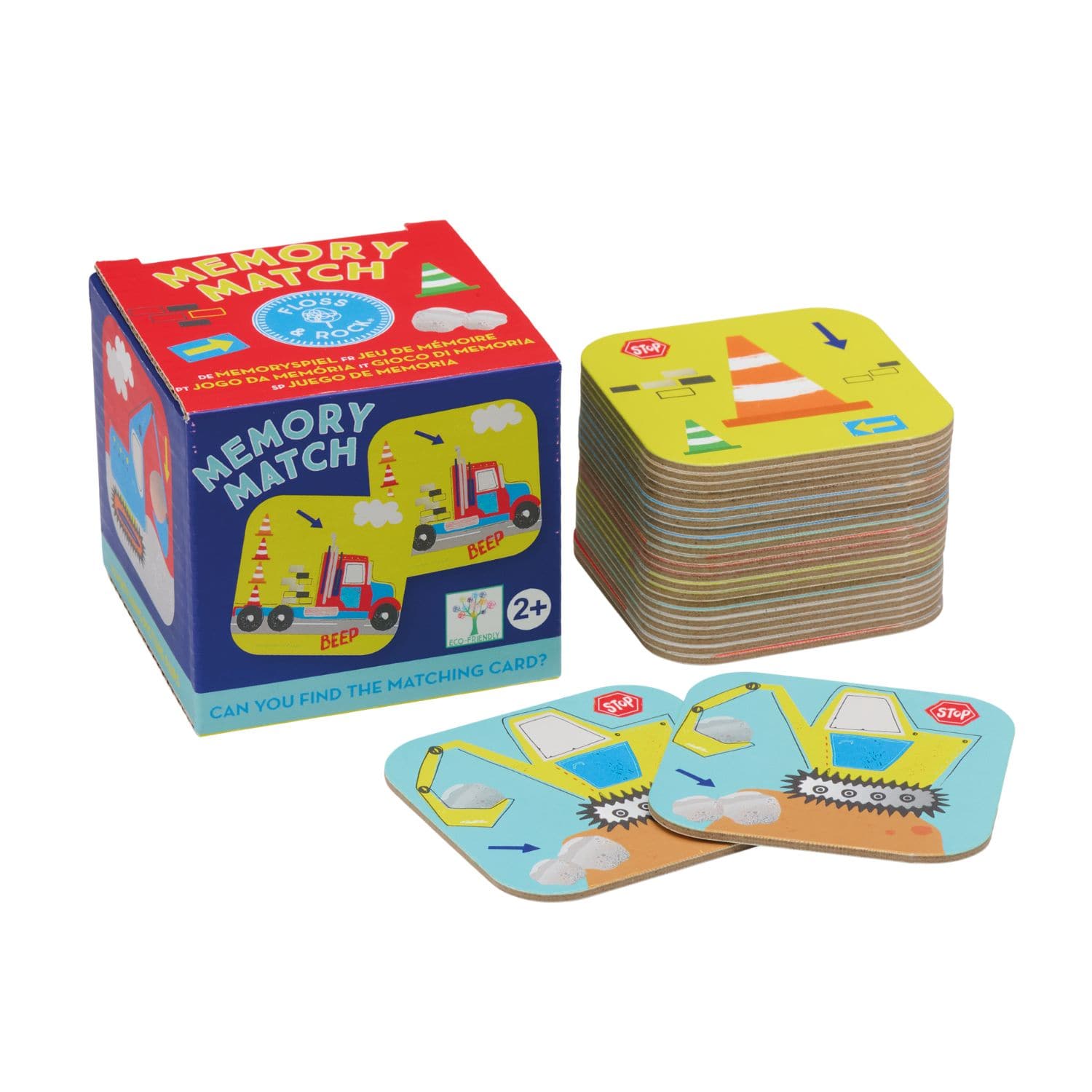 Floss & Rock Toys Construction Memory Match