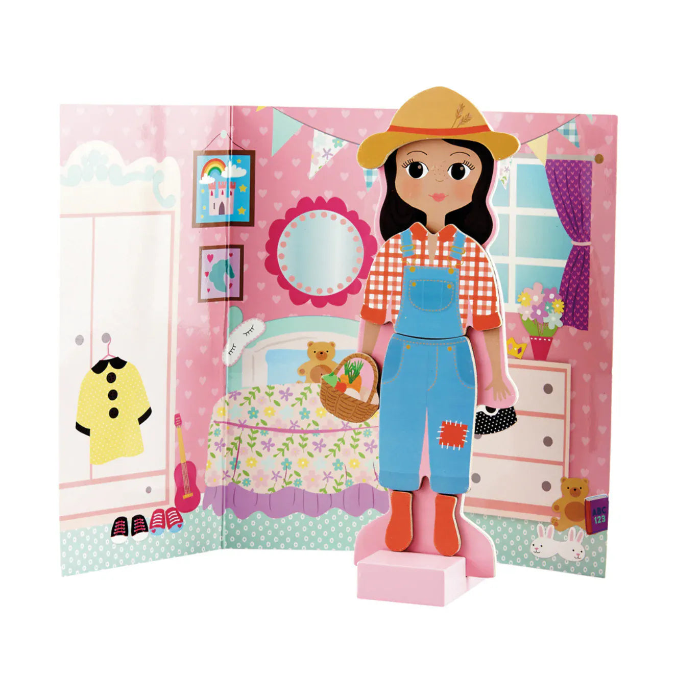 Floss & Rock Toys Magnetic Dress Up Doll - Sophia