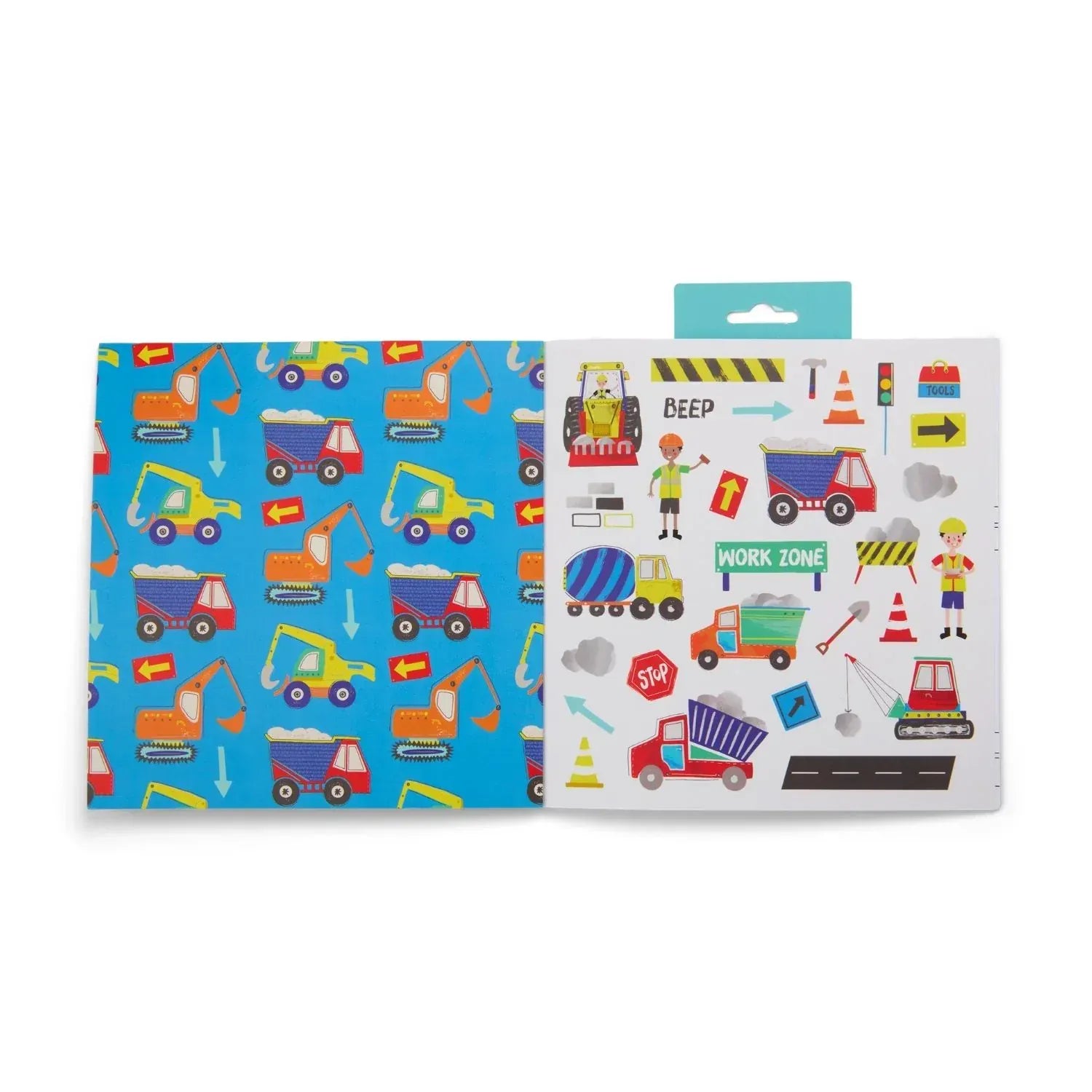 Floss & Rock Toys My Colouring Book - Scribble Sniff - Construction