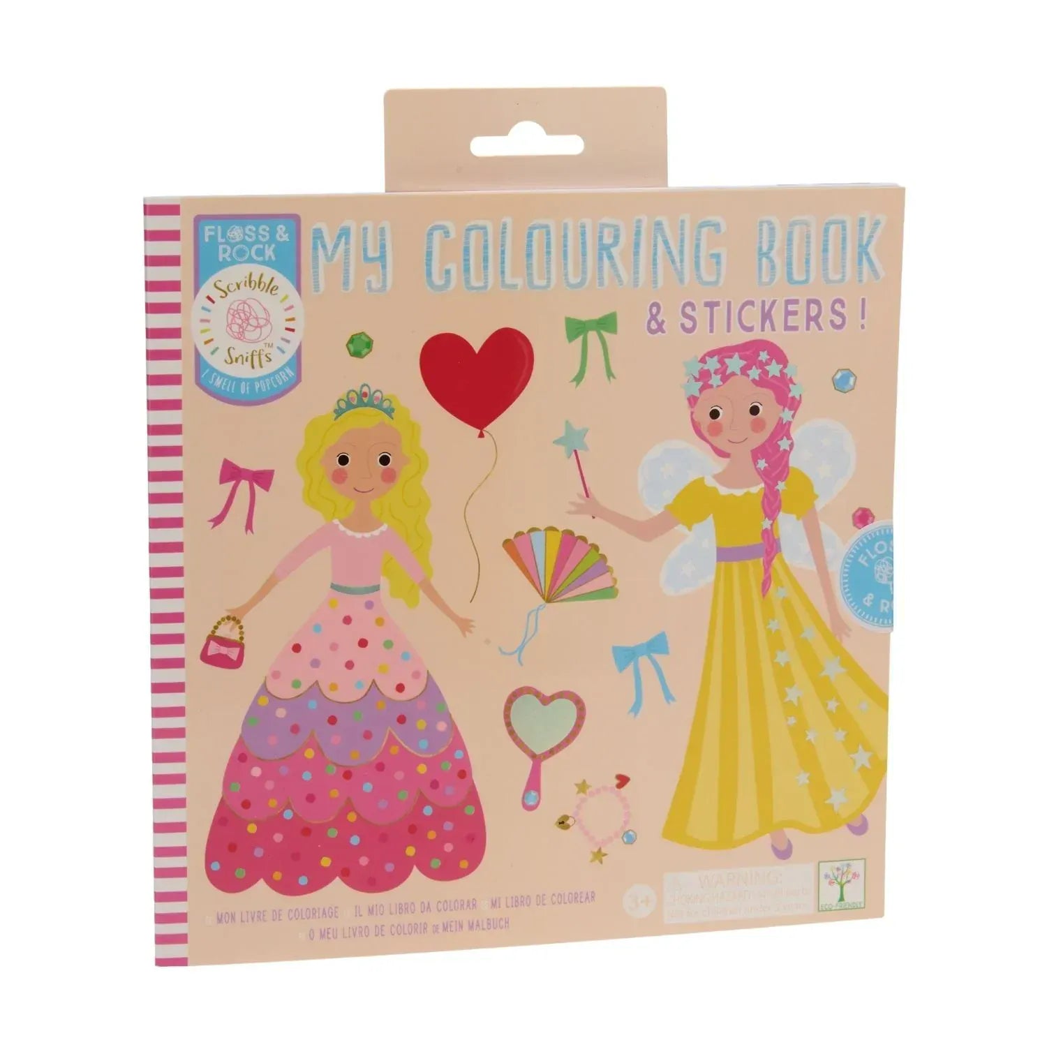 Floss & Rock Toys My Colouring Book - Scribble Sniff - Princess