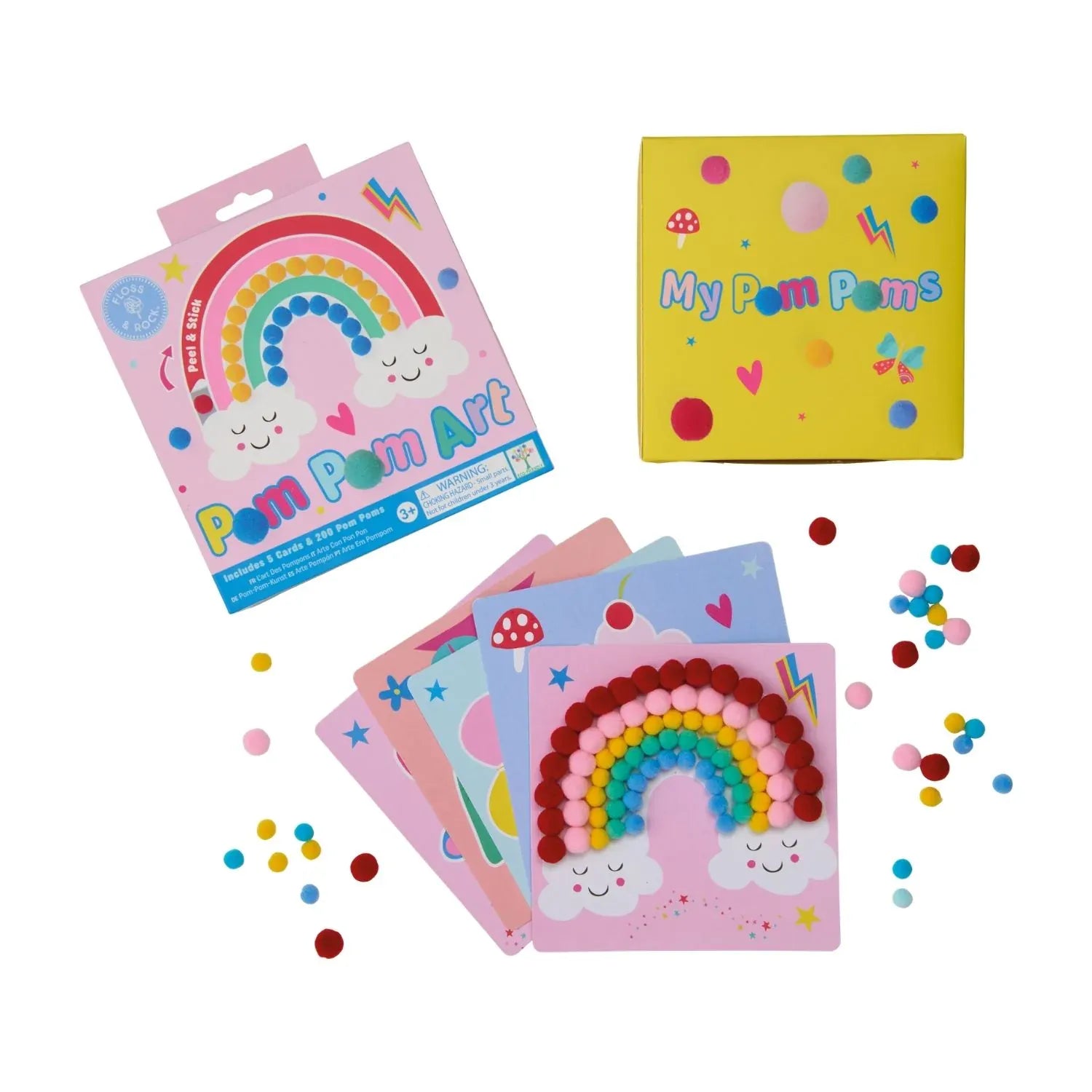 Floss & Rock Toys Pom Pom Art - Rainbow Fairy