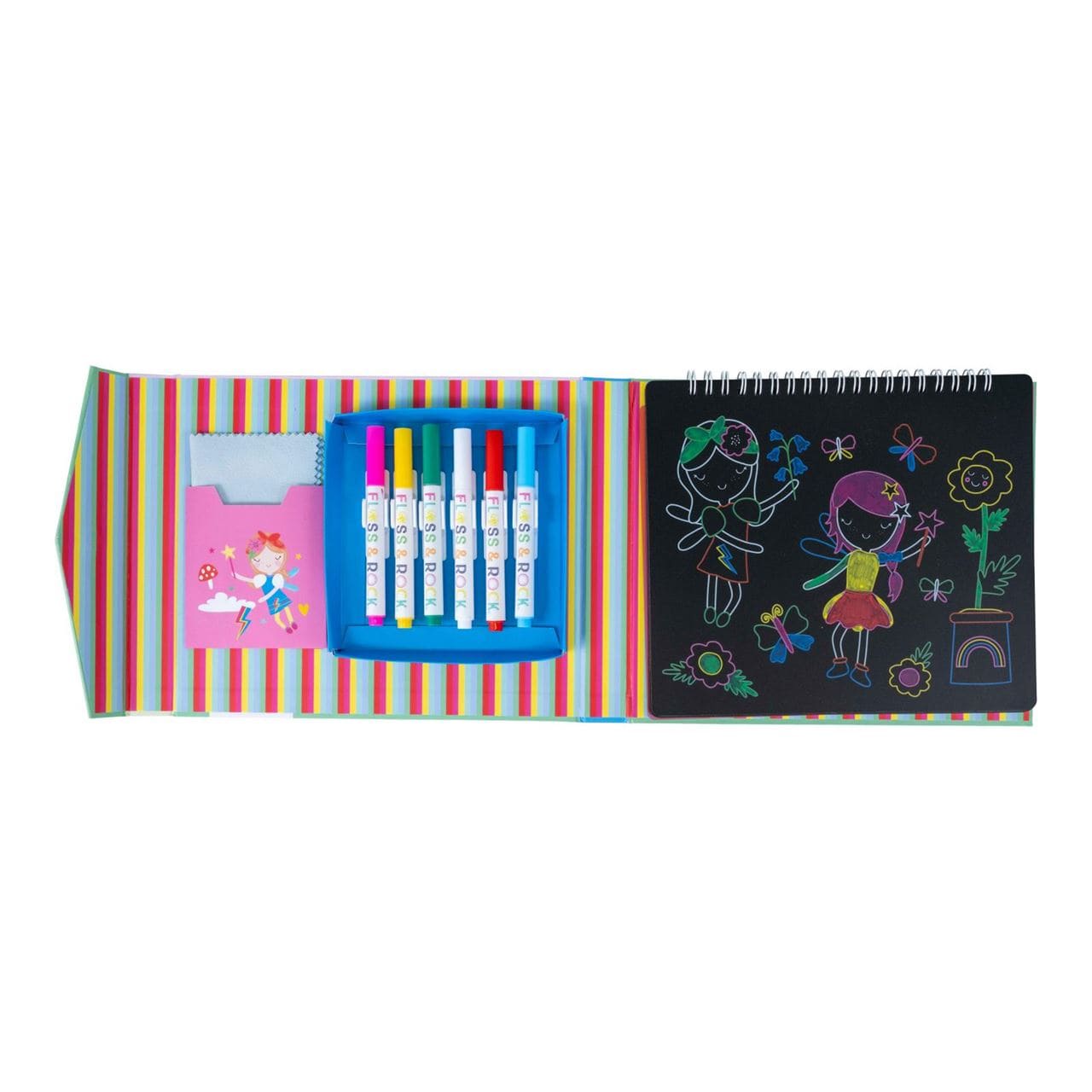 Floss & Rock Toys Rainbow Fairy - Chalkboard Sketchbook