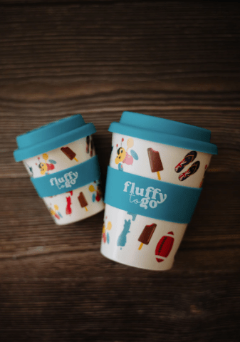 Fluffy To Go For Mum All Things Kiwi Coffee Cup