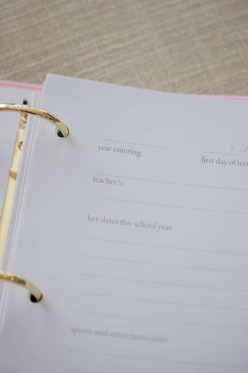 Forget Me Not Childrens Books School Years Journal & Keepsake Organiser