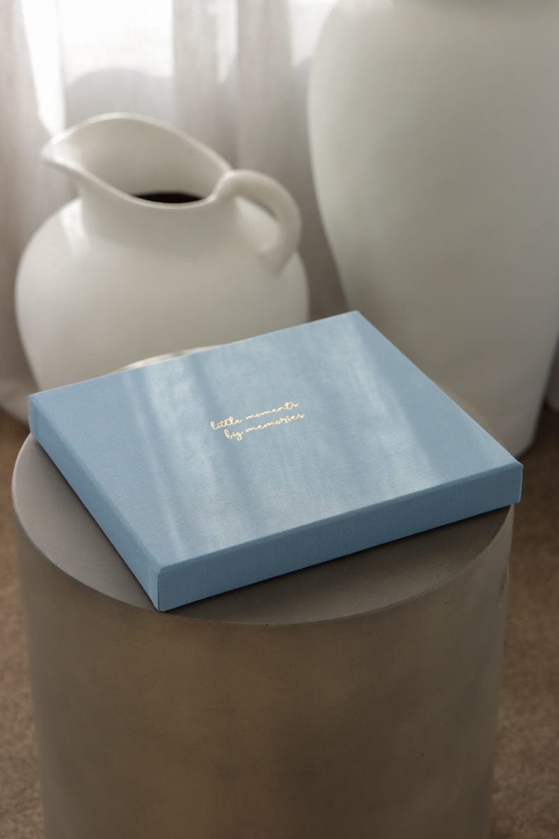 Forget Me Not Childrens Books Vintage Blue Photo Album & Keepsake Box