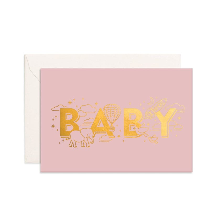 Fox & Fallow Childrens Gifts Baby Universe Dusty Rose Mini Gift Cards