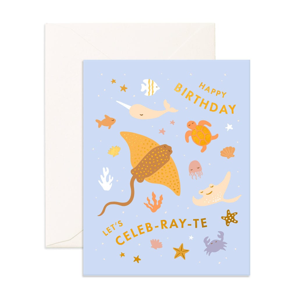 Fox & Fallow Childrens Gifts Birthday Ray Greeting Card