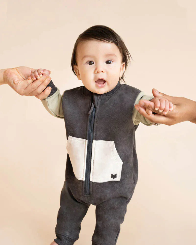 Fox & Finch Boys All In Ones NB Outback Adventure Zip Romper