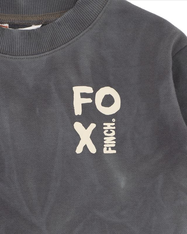 Fox & Finch Boys Jumper Teal Dip Dye Sweatshirt