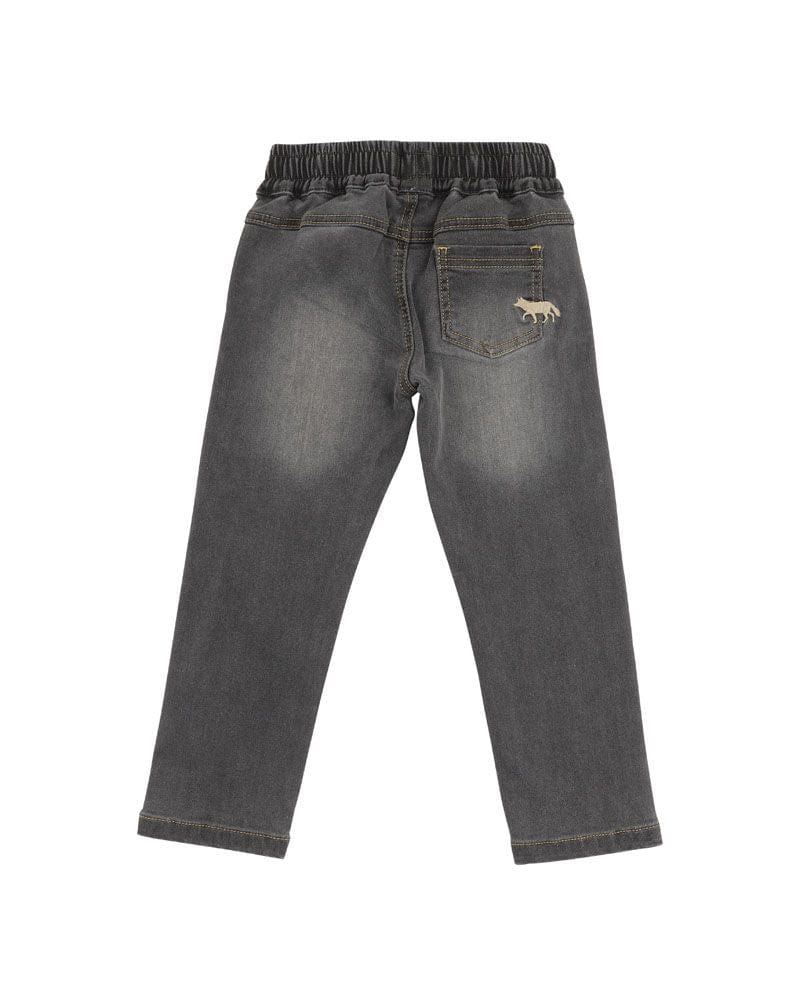 Fox & Finch Boys Pants Tiger Pull On Denim Jeans