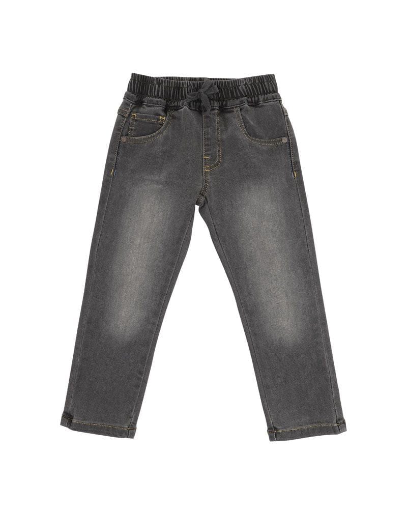 Fox & Finch Boys Pants Tiger Pull On Denim Jeans