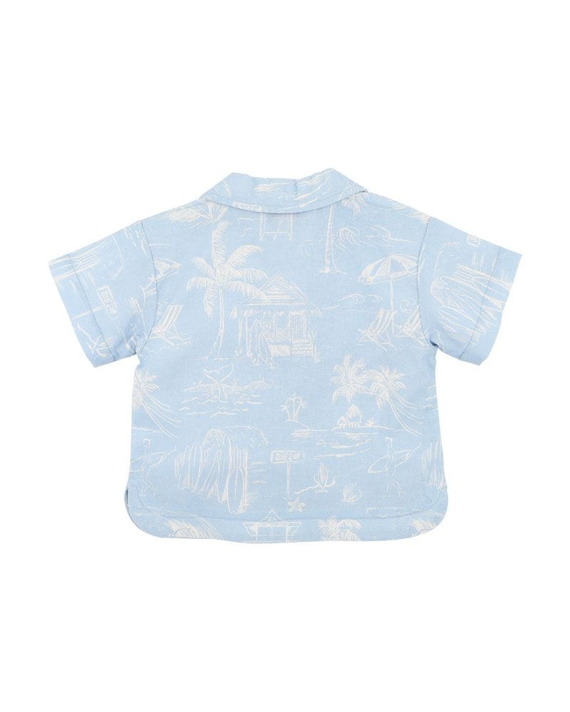 Fox & Finch Boys Tops Surfs Up Linework Shirt