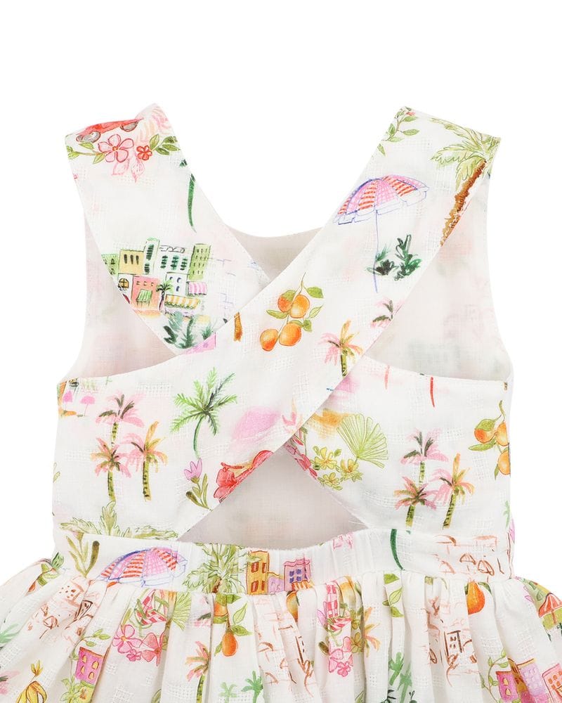 Fox & Finch Girls Dress Paradiso Cross Back Dress